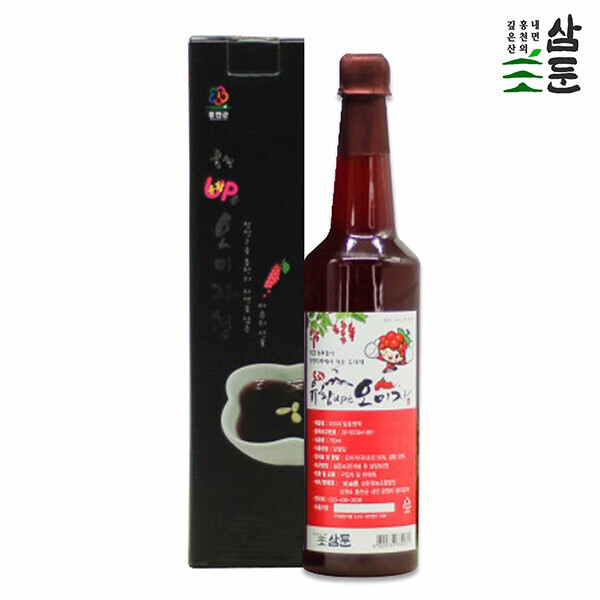 삼둔 영농조합법인,국내산 전통 선물용 수제 오미자청 750ml 삼둔농원