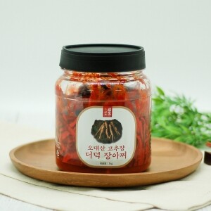 삼둔 영농조합법인,강원도 홍천 삼둔농원 고추장 더덕장아찌 1kg / 500g / 300g