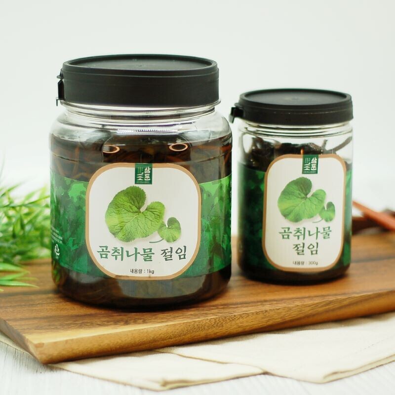 삼둔 영농조합법인,강원도 홍천 삼둔농원 곰취나물절임 곰취장아찌 1kg / 300g